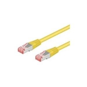 Wentronic Goobay CAT 6 Patchkabel, S/FTP (PiMF), Gelb, 20 m - LSZH halogenfrei, Kupfer (68307) von Wentronic