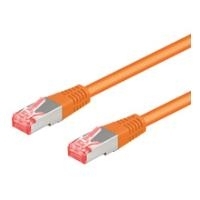 Wentronic Goobay CAT 6 Patchkabel, S/FTP (PiMF), Orange, 25 m - LSZH halogenfrei, Kupfer (95649) von Wentronic