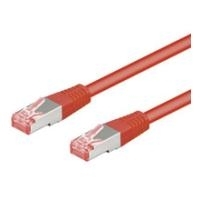 Wentronic Goobay CAT 6 Patchkabel, S/FTP (PiMF), Rot, 10 m - LSZH halogenfrei, Kupfer (68283) von Wentronic