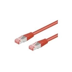 Wentronic Goobay CAT 6 Patchkabel, S/FTP (PiMF), Rot, 20 m - LSZH halogenfrei, Kupfer (68285) von Wentronic