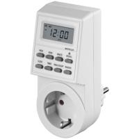 Wentronic Goobay Digital Timer - Automatischer Netzschalter - Wechselstrom 230 V - weiß (51277) von Wentronic