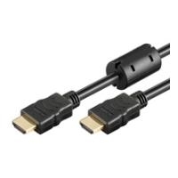 Wentronic Goobay High Speed HDMI� Kabel mit Ethernet, Schwarz, 1.5 m - HDMI� A-Stecker > HDMI� A-Stecker (31907) von Wentronic