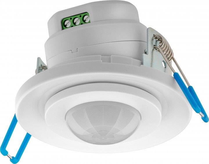 Wentronic Goobay Infrarot-Bewegungsmelder, Weiß - zur Unterputz-Deckenmontage, 360 ° Erfassung, 8 m Reichweite, für Innen (IP20), LED-geeignet (71362) von Wentronic