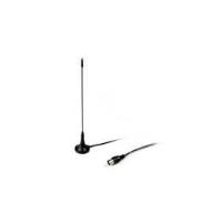 Wentronic Goobay Passive DVB-T2(HD) Mini-Magnetantenne, Schwarz, 2 m - 3 dB Antenne zum Empfang von DVB-T/DVB-T2 HD Programmen (67090) von Wentronic