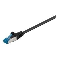 Wentronic Goobay - Patch-Kabel - RJ-45 (M) - RJ-45 (M) - 3,0m - SFTP, PiMF - CAT 6a - gepresst, halogenfrei - Schwarz (93787) von Wentronic