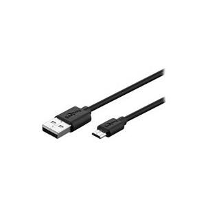 Wentronic Goobay - USB-Kabel - Micro-USB Type B (S) bis USB (S) - 3 A - 1,0m - Schwarz (72227) von Wentronic