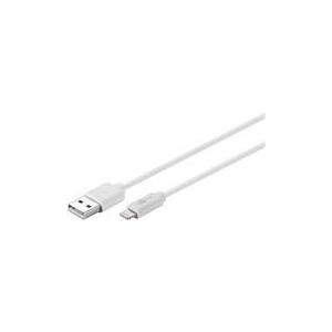 Wentronic Goobay USB Lade- und Synchronisationskabel, Weiß, 0.5 m - MFi Lade- und Synchronisationskabel für Apple iPhone/iPad (Weiß) (72905) von Wentronic