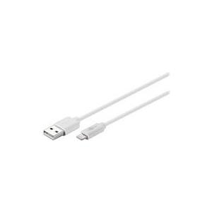 Wentronic Goobay USB Lade- und Synchronisationskabel, Weiß, 3 m - MFi Lade- und Synchronisationskabel für Apple iPhone/iPad (Weiß) (72909) von Wentronic