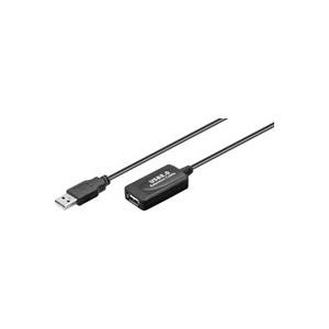 Wentronic Goobay - USB-Verlängerungskabel - USB Typ A, 4-polig (M) - USB Typ A, 4-polig (W) - 10,0m (USB/USB2.0) - aktives Kabel (Signalregenerierung) (95119) von Wentronic
