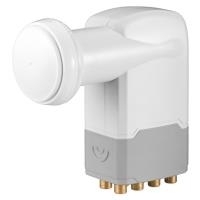 Wentronic Goobay Universal Octo LNB, Weiß-Grau - digitaler SAT-LNB (DVB-S2) für 8 Teilnehmer (4K/HDTV/3D Empfang) (67273) von Wentronic