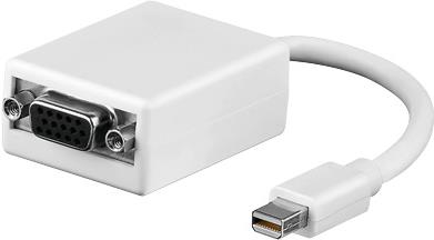Wentronic goobay - Videoadapter - Mini DisplayPort (M) zu HD-15 (VGA) (W) - 10cm - weiß (61730) von Wentronic
