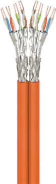 Wentronic GoobayCat.7 RohkabelA Duplex-Netzwerkkabel, S/FTP (PiMF), Orange, 500 m - CU, AWG 23/1 (solid), LSZH (91892) von Wentronic