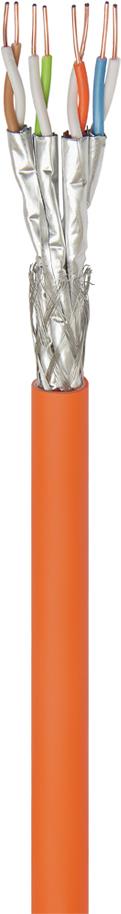 Wentronic GoobayCat.7 RohkabelA Netzwerkkabel, S/FTP (PiMF), Orange, 100 m - CU, AWG 23/1 (solid), LSZH (91888) von Wentronic