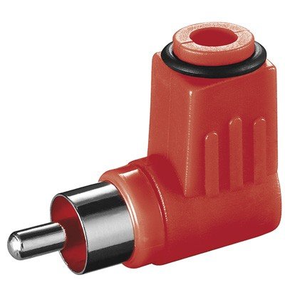 Wentronic RCA Plug RCA rot Aderverbinder – Verbinder Fäden (rot) von Wentronic