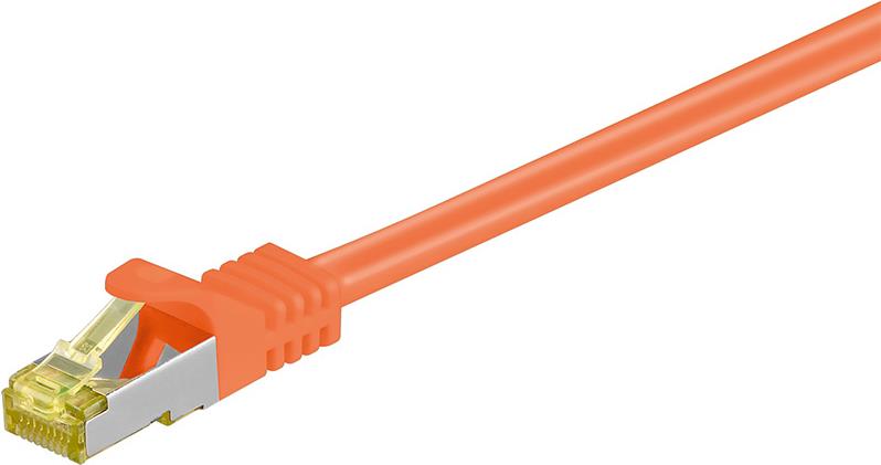 Wentronic RJ-45Cat.7 Rohkabel 20m - RJ-45 - RJ-45 - Männlich/männlich - Gold -Cat.7 Rohkabel - S/FTP (S-STP) (91660) von Wentronic