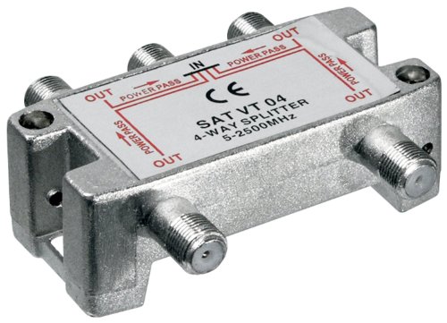 Wentronic Sat-Verteiler 4-Fach; SAT VT 04 Wentronic Sat-Verteiler 4-Fach; SAT VT 04 von Wentronic
