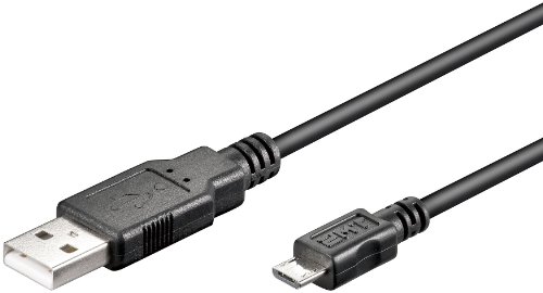 Wentronic USB 2.0 Hi-Speed Kabel; USB MICRO-B 030 SCHWARZ 0.30m von Wentronic
