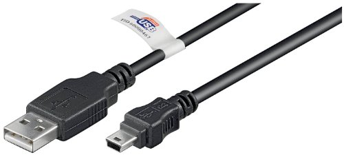 Wentronic USB 2.0 Hi-Speed Kabel; USB MINI-B 5 pin 180 Cert 1.8m von Wentronic