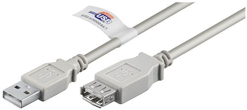 Wentronic USB 2.0 Hi-Speed Verlängerungskabel; USB Verl AA 500 HiSpeedCert 2.0 5m von Wentronic