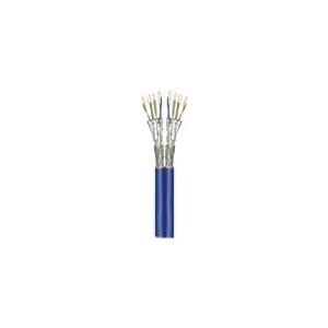 Wentronic goobay - Bulkkabel - 100,0m - SFTP, PiMF -Cat.7a Rohkabel+ - robust - Blau (91896) von Wentronic