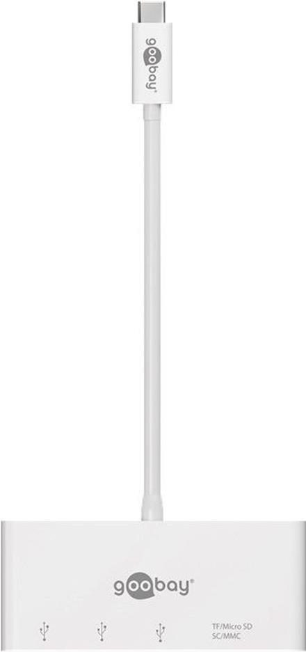 Wentronic goobay - Kartenleser (SD, microSD) - USB-C (62097) von Wentronic