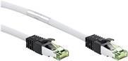 Wentronic goobay - Patch-Kabel - RJ-45 (M) zu RJ-45 (M) - 20 m - SFTP, PiMF - CAT 8.1 - halogenfrei, geformt, ohne Haken, verseilt - weiß (55131) von Wentronic