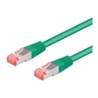Wentronic goobay - Patch-Kabel - RJ-45 (M) zu RJ-45 (M) - 25 m - SFTP, PiMF - CAT 6 - geformt - grün (95647) von Wentronic
