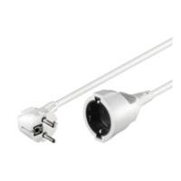 Wentronic goobay - Spannungsversorgungs-Verlängerungskabel - CEE 7/7 (M) gewinkelt bis CEE 7/4 (W) - Wechselstrom 250 V - 10 A - 10,0m - weiß (93089) von Wentronic