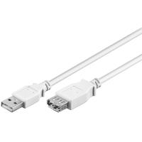 Wentronic goobay - USB-Verlängerungskabel - USB (W) bis USB (M) - USB2.0 - 30cm - weiß (96196) von Wentronic