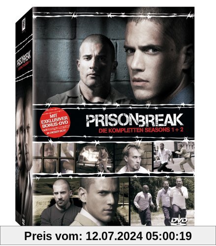Prison Break - Die kompletten Seasons 1 + 2 (13 DVDs) von Wentworth Miller