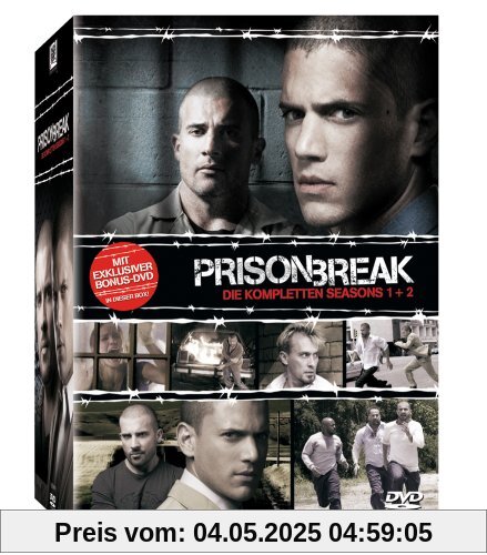 Prison Break - Die kompletten Seasons 1 + 2 (13 DVDs) von Wentworth Miller