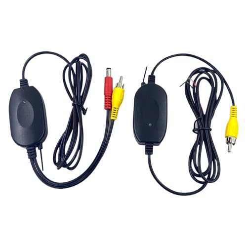 2.4GHz Sender Empfänger Drahtloser Kit, Rückfahrkamera Monitor Empfänger Video Sender Empfänger Kit für Auto Sender Empfänger kit Rückfahrkamera Für Parkplatz Rückfahrkamera Monitor System, 2 Stück 2.4GHz Sender Empfänger Drahtloser Kit, Rückfahrkamera Monitor Empfänger Video Sender Empfänger Kit für Auto Sender Empfänger kit Rückfahrkamera Für Parkplatz Rückfahrkamera Monitor System, 2 Stück von Wenxiaw
