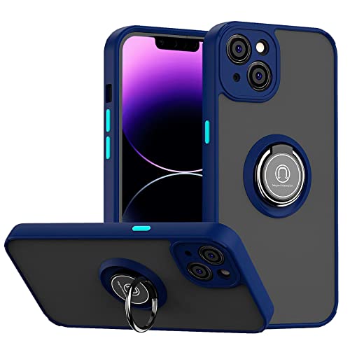 WEPHONE Funda de Teléfono iPhone Con Borde de de Silicona Para iPhone 14 Plus, Funda Con Anillo, Unisex, Resistente, Carcasa Protectora, TPU Silicona, Funda Mate, Color Rojo, Negro, Verde, Azul. von Wephone Accesorios