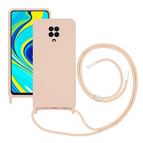 WePhone, Handykette Kompatibel mit XIAOMI Redmi Note 9S, Handyhülle Original Case, Qualität TPU Silikon Resistent, Farben Schwarz, Wasser Grün, Rosa, Lila und Rot von Wephone Accesorios