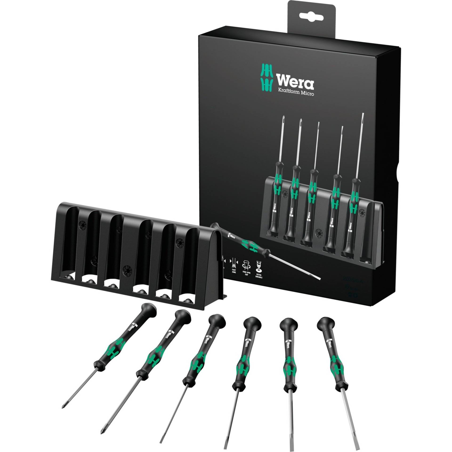 2035/6 B Elektronik-Schraubendrehersatz + Rack 2035/6 B Elektronik-Schraubendrehersatz + Rack von Wera