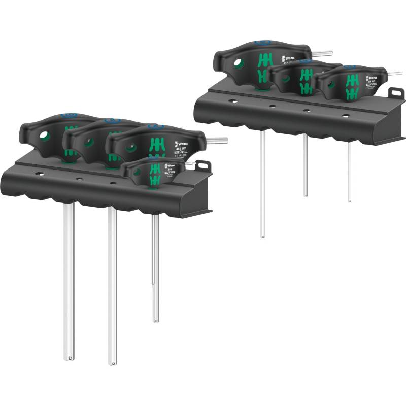 454/7 HF Set 1 Quergriff-Schraubendreher + Rack, 7-teilig von Wera