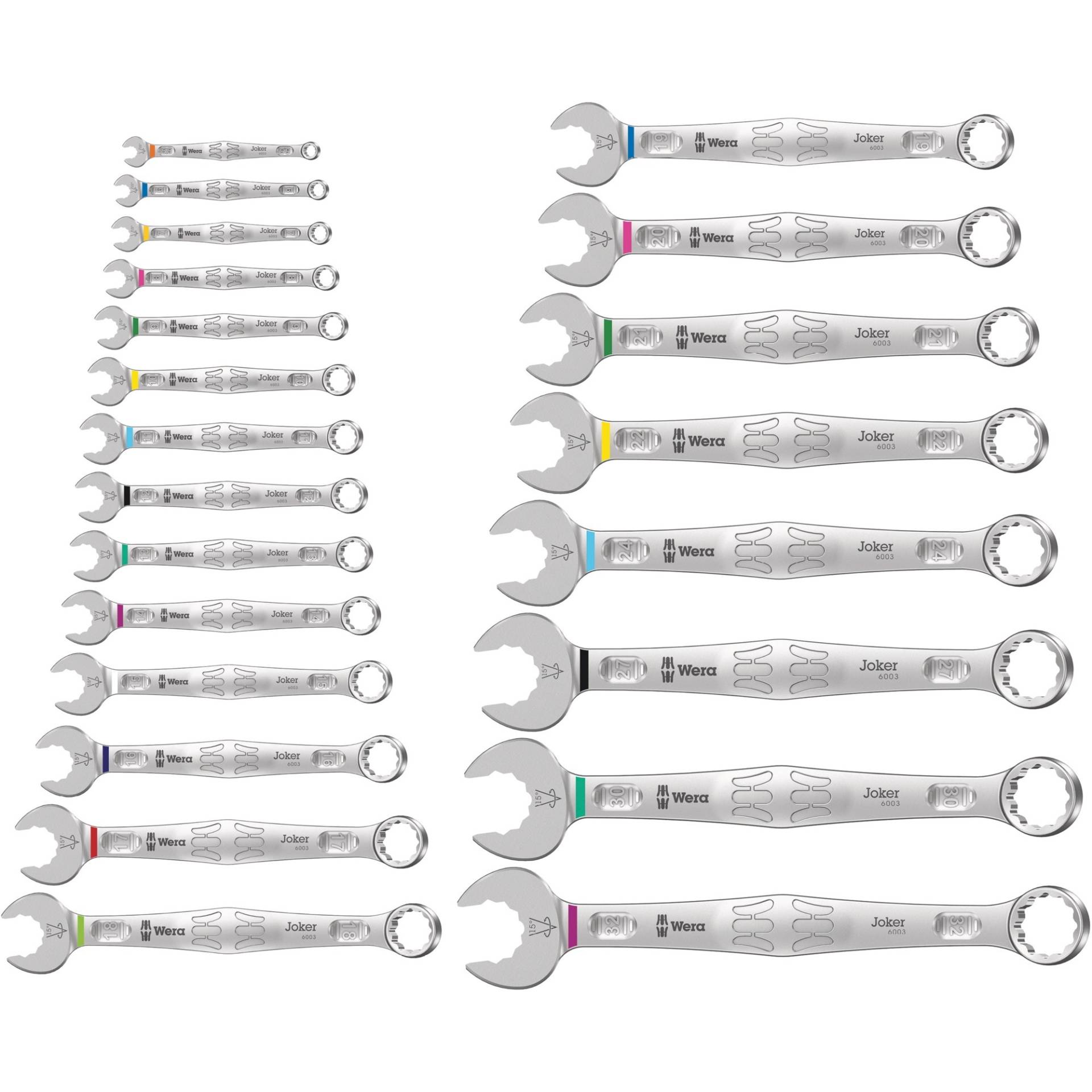 6003 Joker 22 Set 1, Schraubenschlüssel von Wera