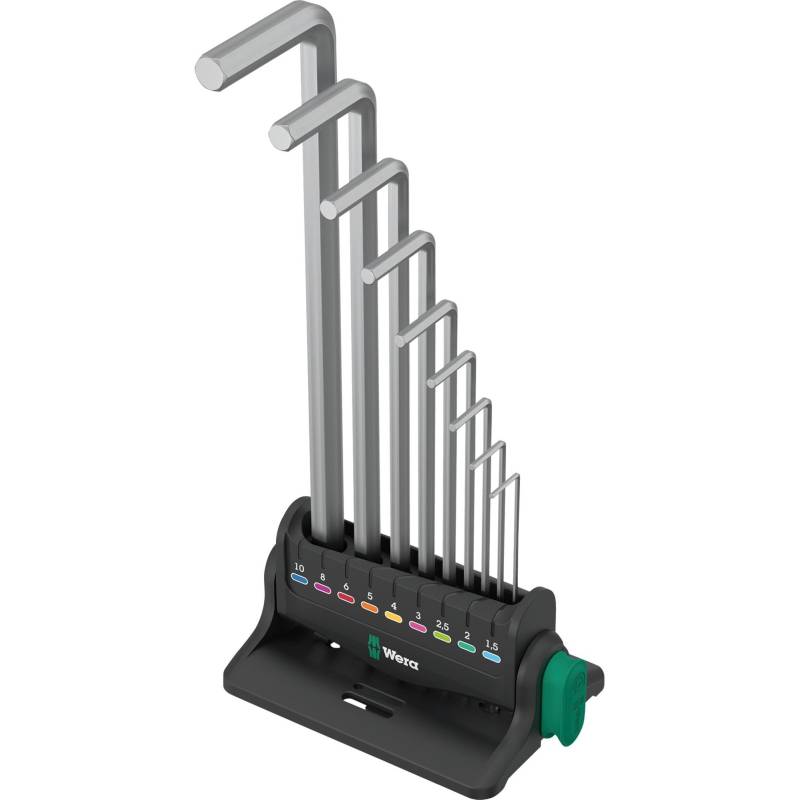 950/9 Hex-Plus 8 Winkelschlüsselsatz, 9-teilig, Schraubendreher von Wera