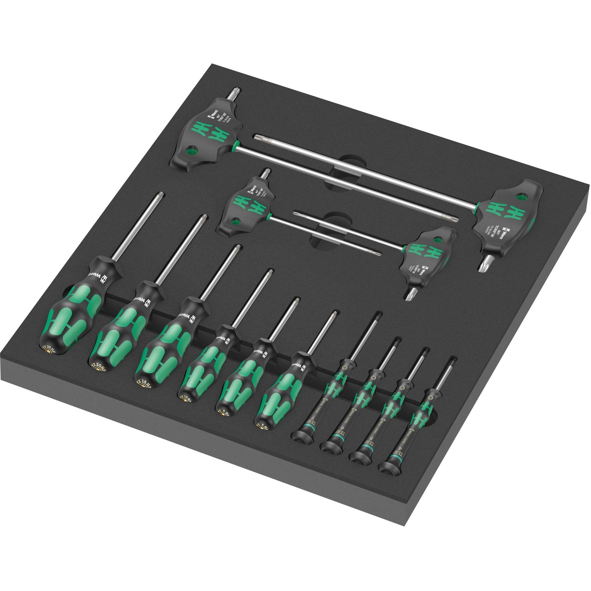 9712 Schaumstoffeinlage TORX HF Schraubendreher Set 1, 14‑teilig von Wera