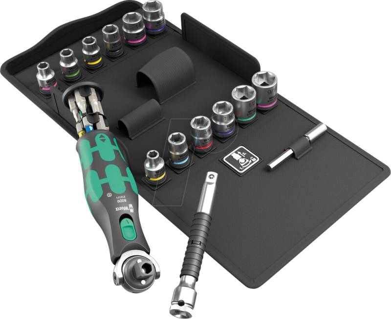 WERA 05004285001 - Werkzeugsatz, Zyklop Pocket Set 4, 27-teilig von Wera