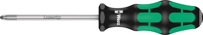 WERA 05009315001 - Schraubendreher Kraftform Plus, Kreuzschlitz (PZ), 2 von Wera