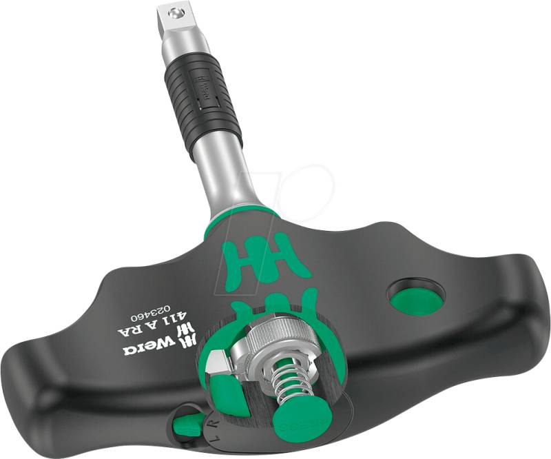 WERA 05023460001 - 411 A RA Quergriff-mit Ratschenfunktion, 1/4'' von Wera