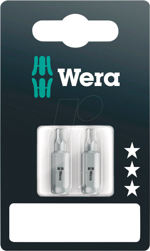 WERA 05073067001 - TORX® BO Bits, TX 40 x 25 mm, 2-teilig von Wera