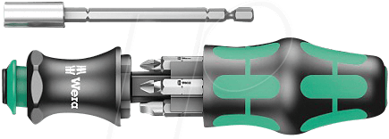 WERA 05073240001 - Bit-Satz Kraftform Kompakt 28 , 6-teilig gemischt von Wera