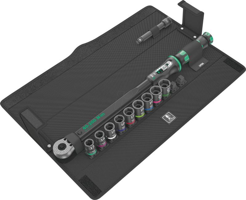 WERA 05075681001 - Drehmomentschlüssel, Set Click-Torque C3 Set 2, 11-teilig von Wera