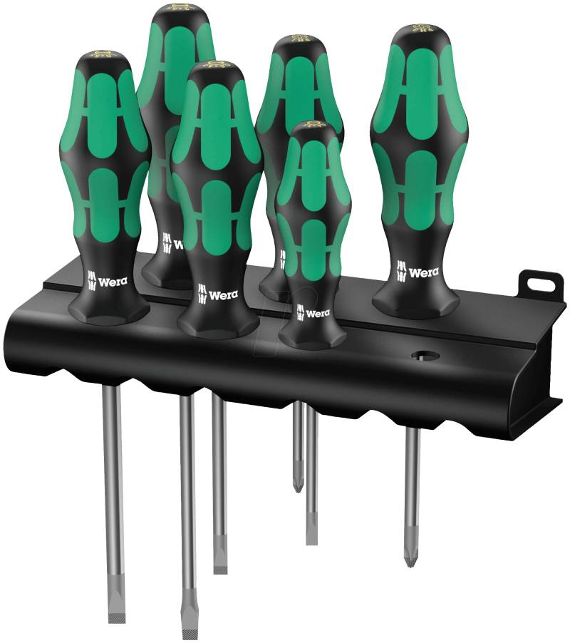 WERA 05105650001 - Schraubendrehersatz Kraftform Plus, gemischt von Wera