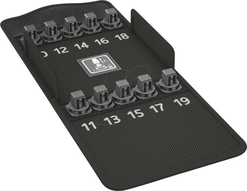 WERA 05136457001 - Textile Box, leer, 152 x 126 x 45 mm von Wera