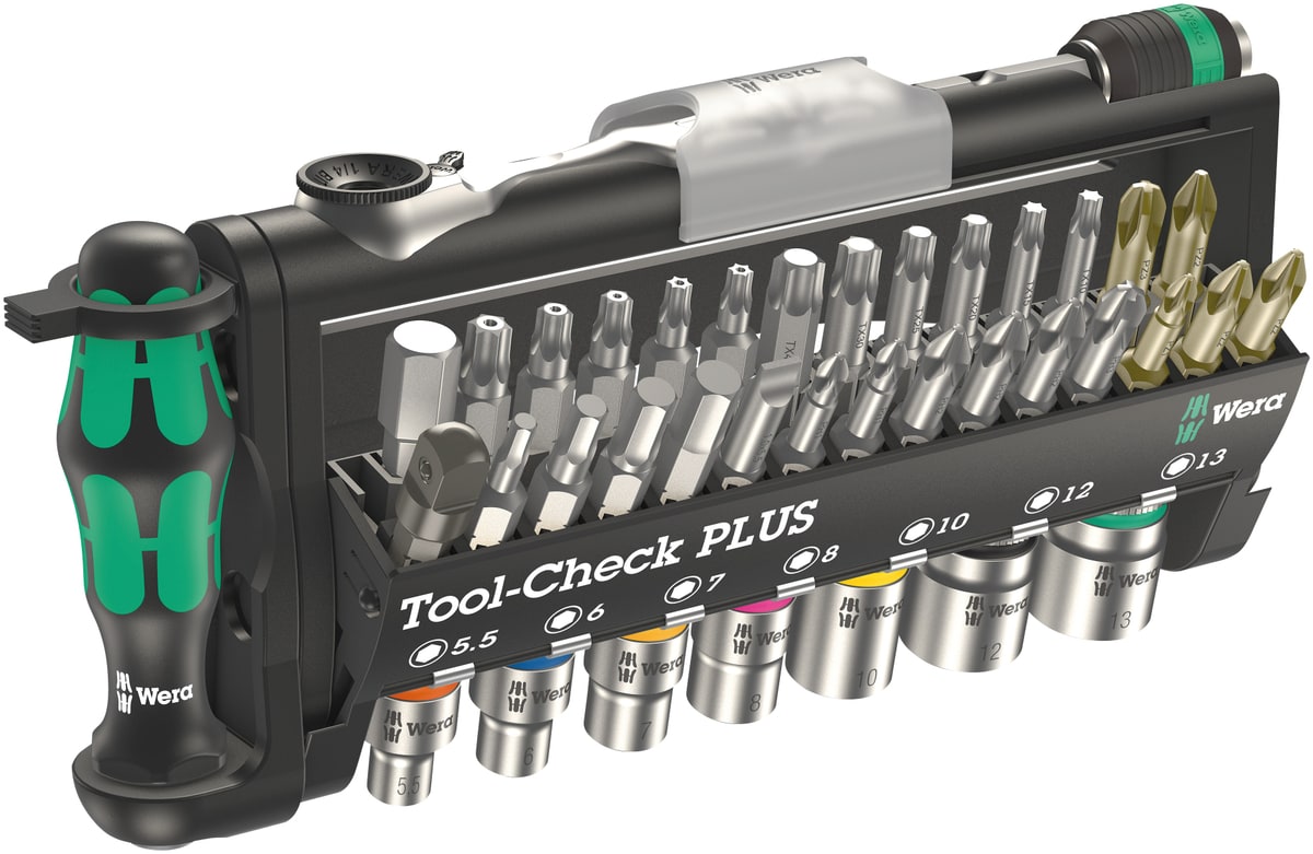 WERA Bit-Set, 05056490001, Tool-Check PLUS, 39-teilig WERA Bit-Set, 05056490001, Tool-Check PLUS, 39-teilig von Wera