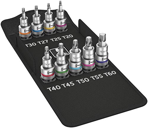 Wera 05004202001 8767 C HF Bit-Sortiment, 1 Zyklop Bitnuss-Satz TORX, mit Haltefunktion, 60 mm, 9 Stück Wera 05004202001 8767 C HF Bit-Sortiment, 1 Zyklop Bitnuss-Satz TORX, mit Haltefunktion, 60 mm, 9 Stück von Wera