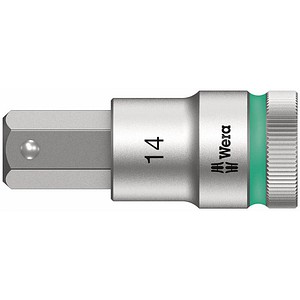 Wera 1/2" Zyklop mit Haltefunktion kurz Steckschlüsseleinsatz Größe: 4,0 mm Länge: 60,0 mm von Wera